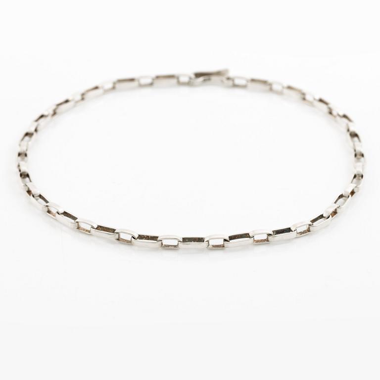 Sven-Erik Högberg, necklace, sterling silver, Gothenburg 1984.