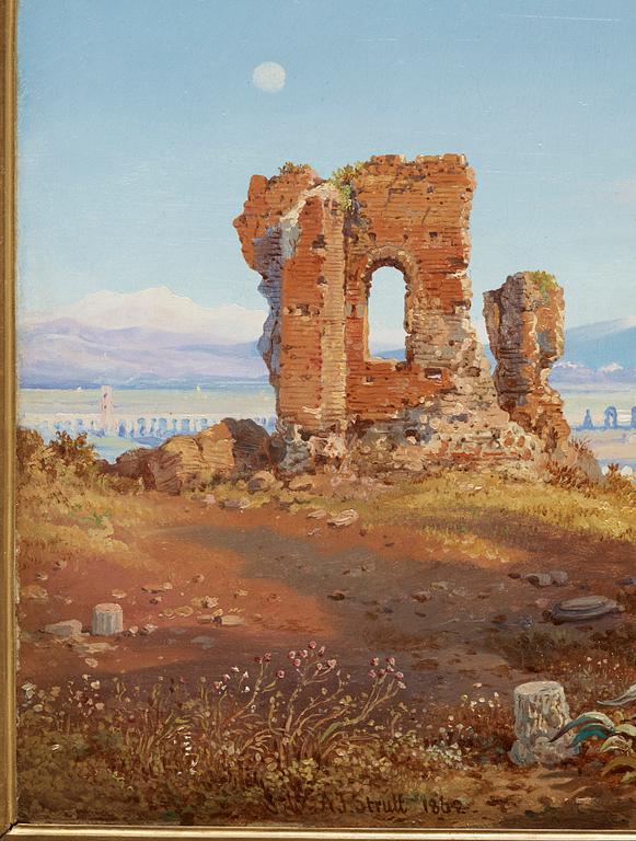ARTHUR JOHN STRUTT, olja på duk, signerad och daterad 1862.