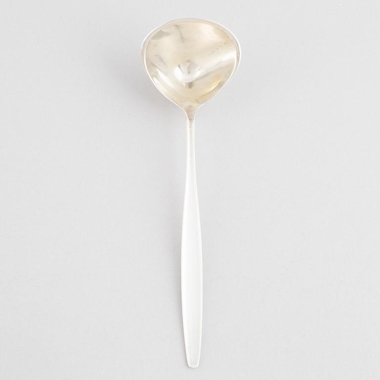 Tias Eckhoff, sauce ladle, sterling silver, model Cypress, Georg Jensen, Denmark.