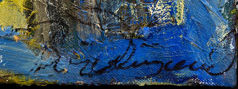 Birgitte Söndergaard, olja på duk, signerad.