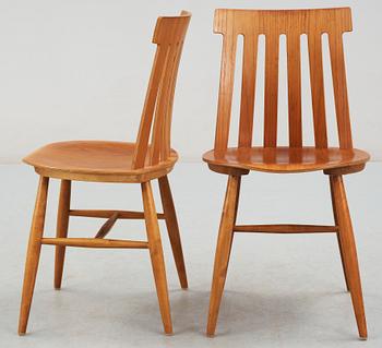 STOLAR, 4 st, "Tallåsenstolen", Jan Hallberg, Edsbyverken, 1960-tal.