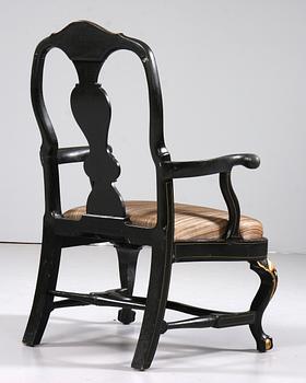 KARMSTOL, rokoko, 1700-tal.