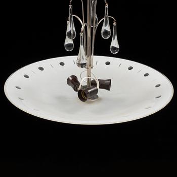 A 1950s ceiling light. Height ca 60 cm.