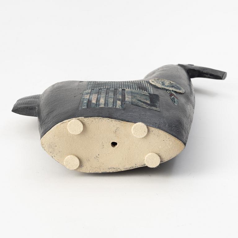 Björn Nyberg, a stoneware sculpture of a horse, signed.