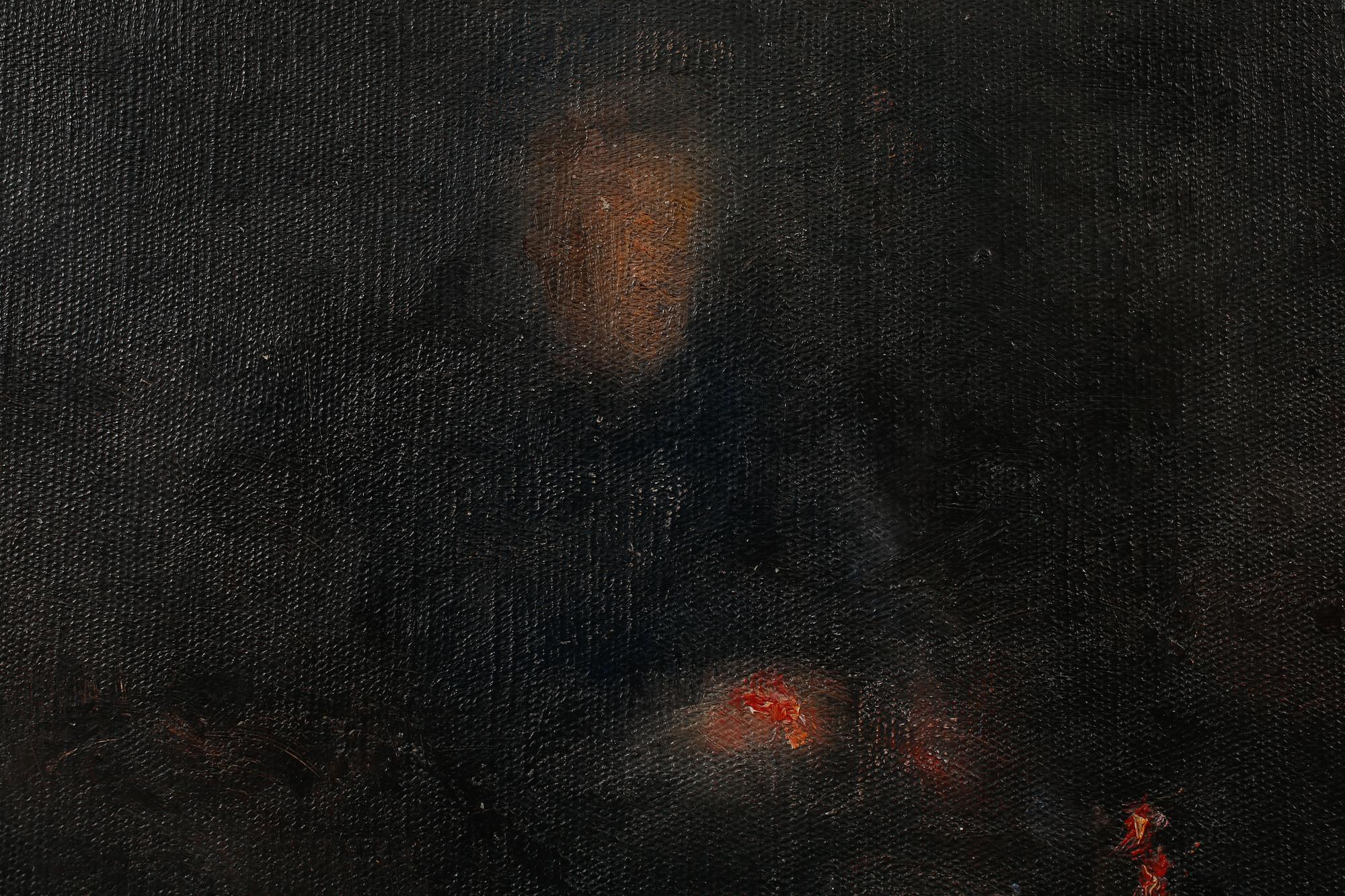 NILS KREUGER, olja på duk, signerad och daterad 1887.