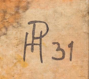 HENRI ERNST PFEIFFER, mixed media/canvas, signed 31.