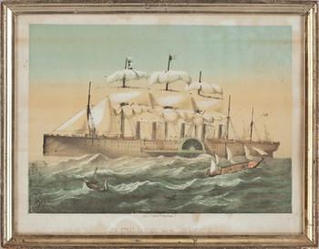 LITOGRAFIER, 3 st, 1800/1900-tal.