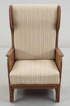 An Axel Einar Hjorth stained pine armchair, 'Lovö', Nordiska Kompaniet.