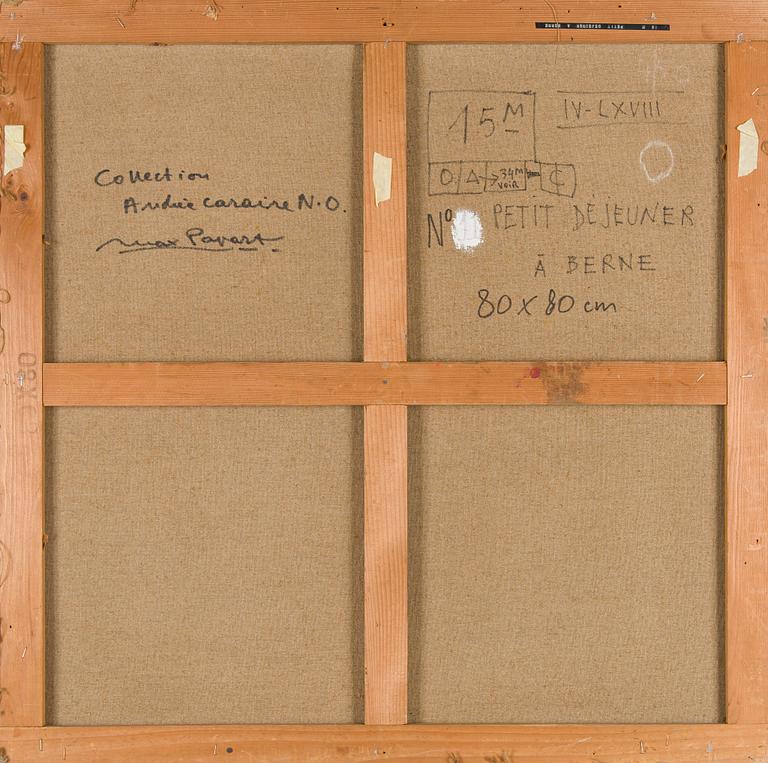 Max Papart, "Petit déjeuner à Berne" (Frukost i Bern).