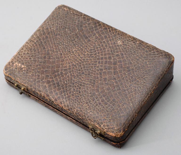 TOILETTESET, 5 delar, silver, Birmingham 1933.