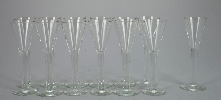 SNAPSGLAS, 13 st, 1900-talets slut.