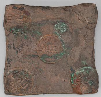 PLÅTMYNT, koppar, 1 Daler silvermynt, Fredrik I, Sverige 1728.