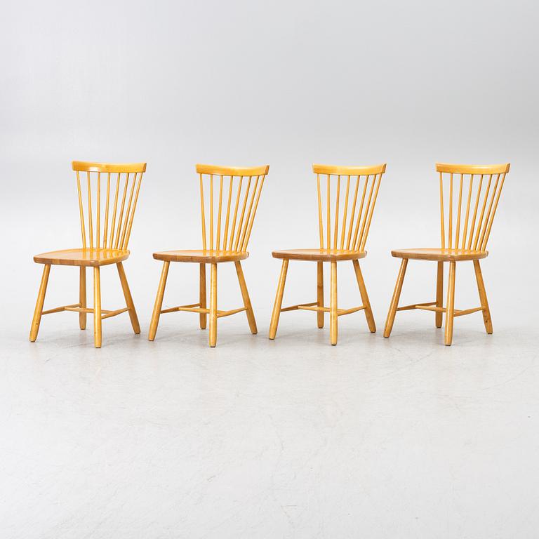 Carl Malmsten, a set of 4 chairs, "Lilla Åland", Stolab.