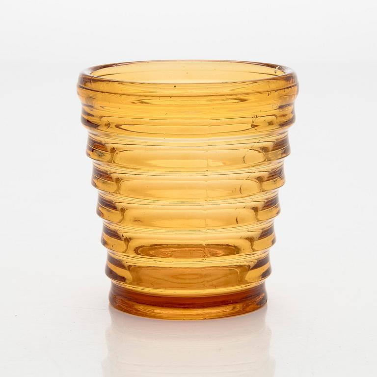 Aino Aalto, a drinking glass, model 4056 "Bölgeblick", Karhula Glassworks, in production 1935-1938.
