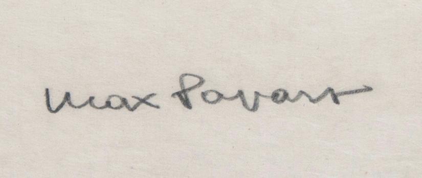 Max Papart, 2 pcs, carborundum etching, signed 1V / XV.