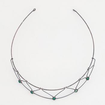 Sterling silver diadem.