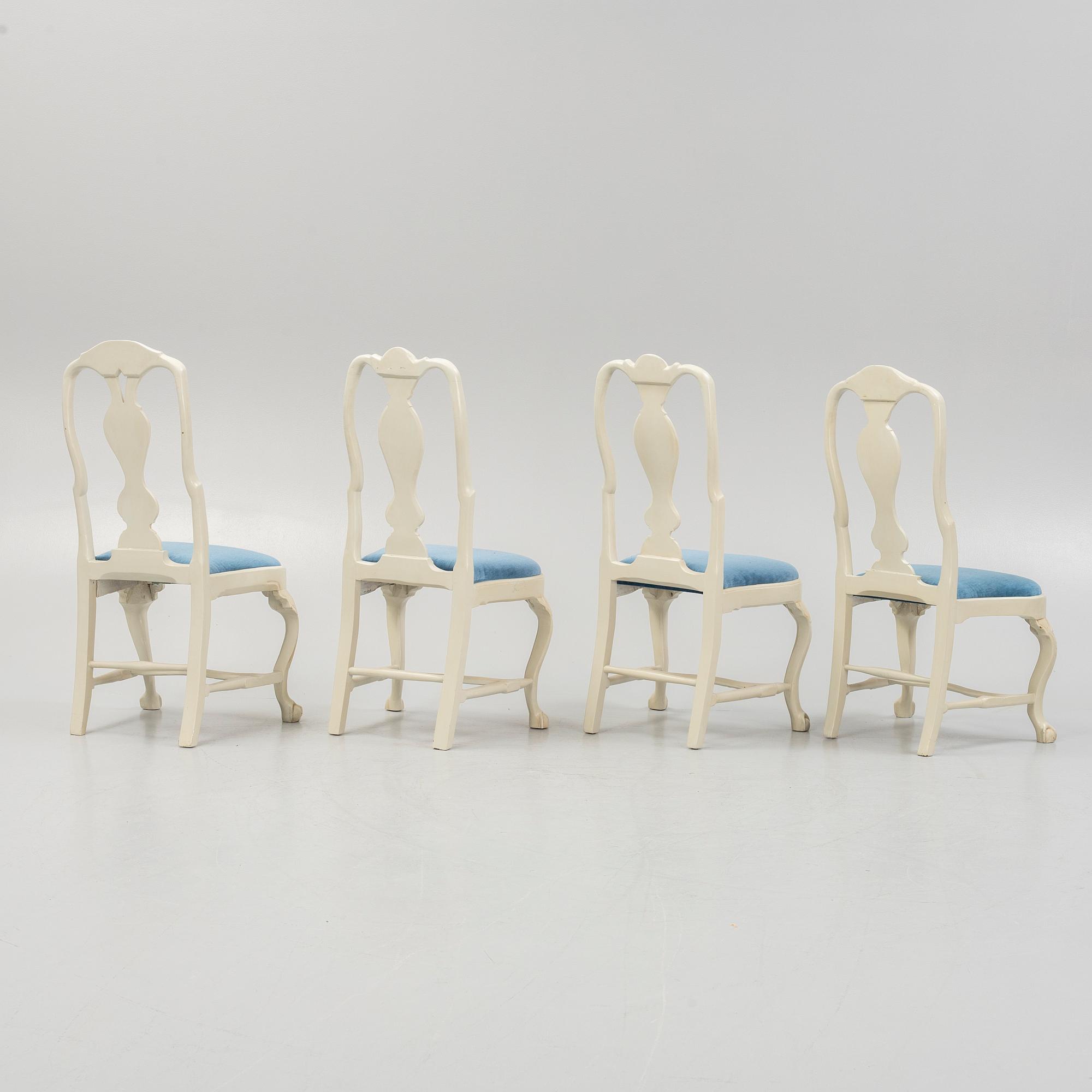 Four 18th Century Chairs.
