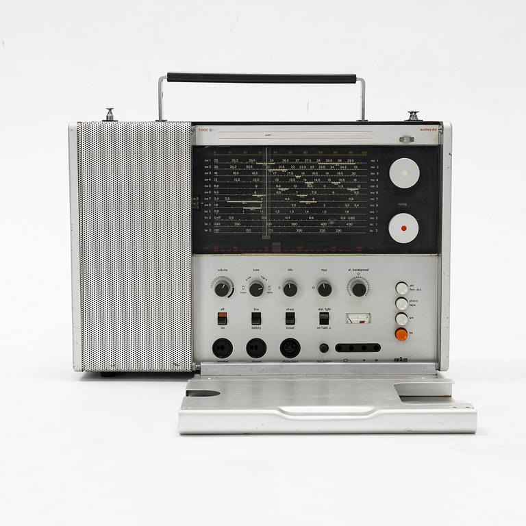 Dieter Rams, a model 'T1000' radio, Braun, Germany.