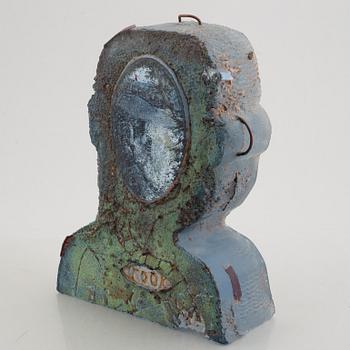 Bertil Vallien, a unique sand cast glass sculpture, Kosta Boda, Sweden.