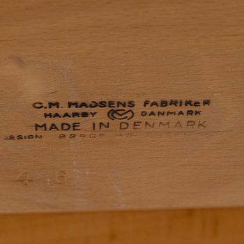 Børge Mogensen, table, "Shaker Table", CM Madsens Fabriker, Denmark, the model designed in 1958.