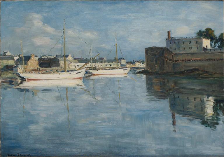André Dauchez, "Arrière Port de Concarneau (Bretagne)".
