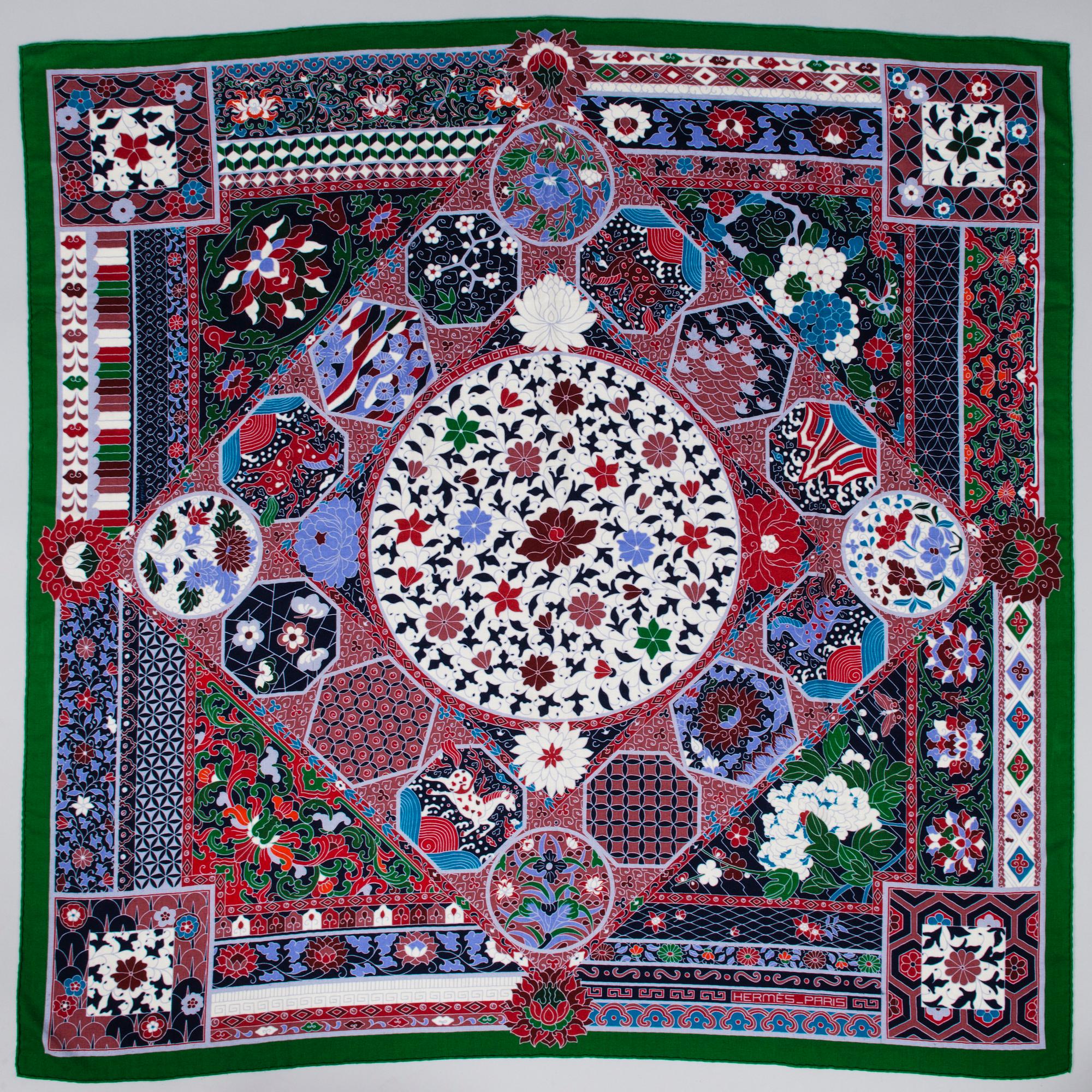 HERMÈS, "Collections Imperiales", HUIVI, 140 x 140 cm.