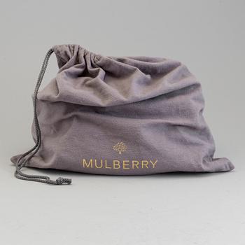 MULBERRY, a poppy red leather 'Alexa' bag.