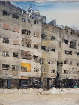 Lars Lerin, "Syrien III".