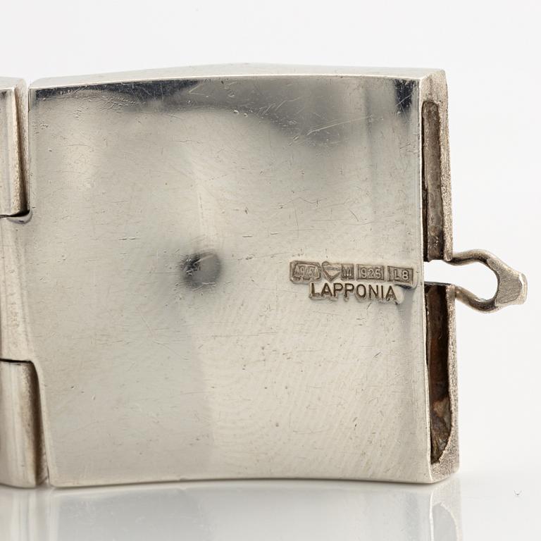 Lapponia armband, sterlingsilver, design Björn Weckström, 1988.