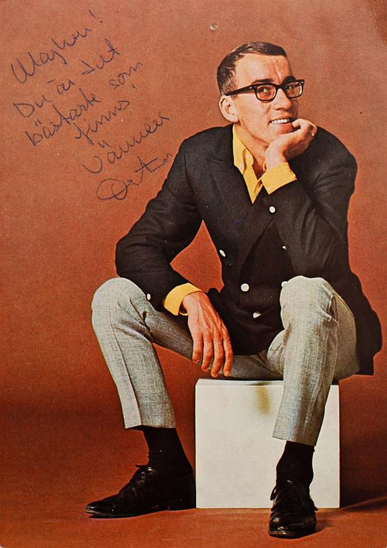 SAMLING AUTOGRAFER, 1950/60-tal, bla Agnetha Fältskog. Flera med dedikationer.