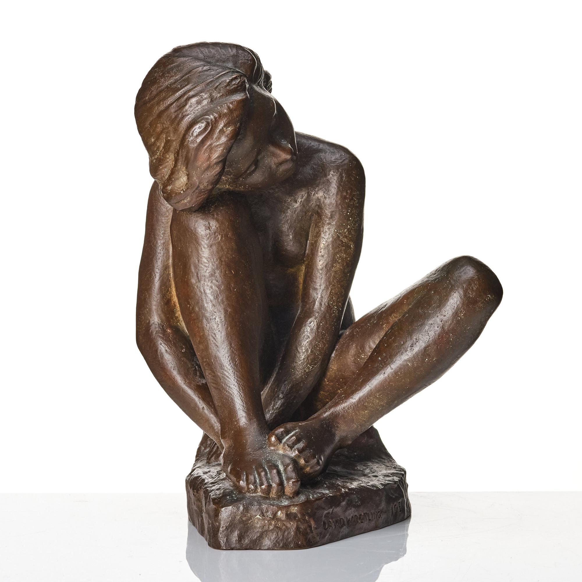David Wretling, Sittande flicka.