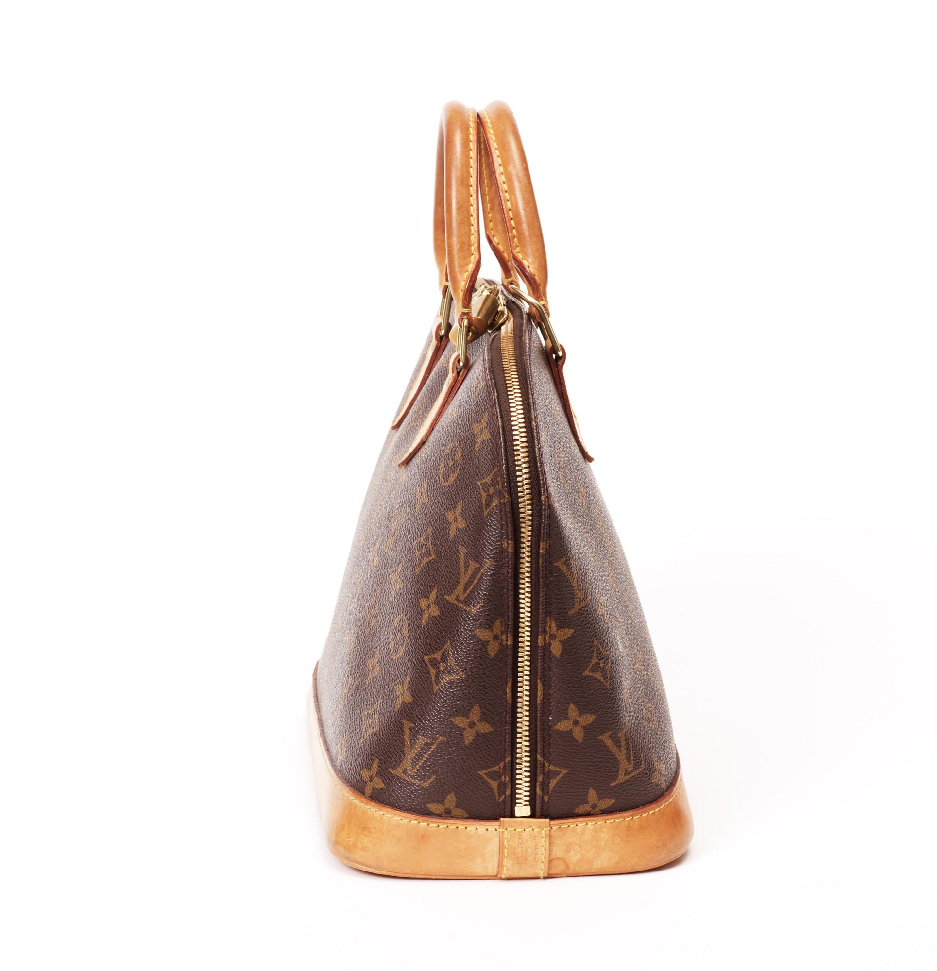 A 1997 monogram canvas handbag by Louis Vuitton, "Alma".