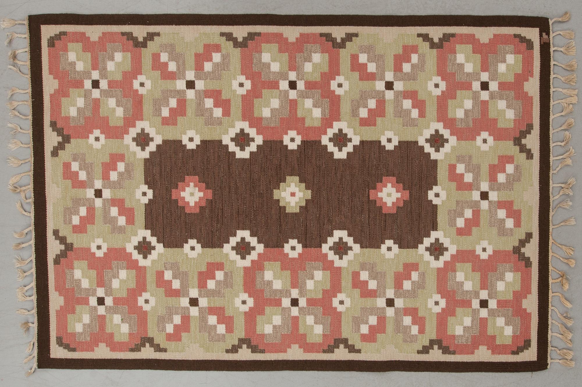 MATTA, rölakan, "Lyckeny", Lizette Norlander, Vävaregården. Ca 247 x 169 cm.