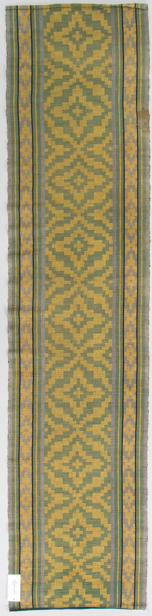 Matta / gallerimatta, tidigt 1900-tal. 230 x 55 cm.