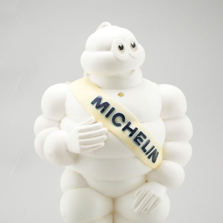 A plastic Michelin Man Lamp from 1966.