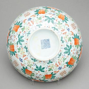 SKÅL, porslin, Kina, 1800-tal.