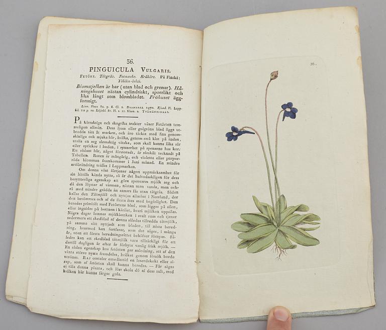 JOHAN WILHELM PALMSTRUCH, "Svensk Botanik, vol I-V. 1803-1805.