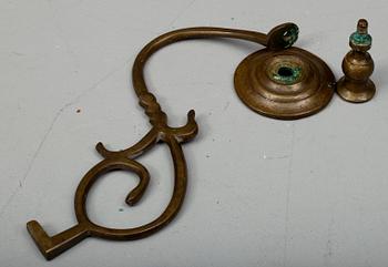 MALMKRONA, barock, 1700-tal,  H. ca. 70.