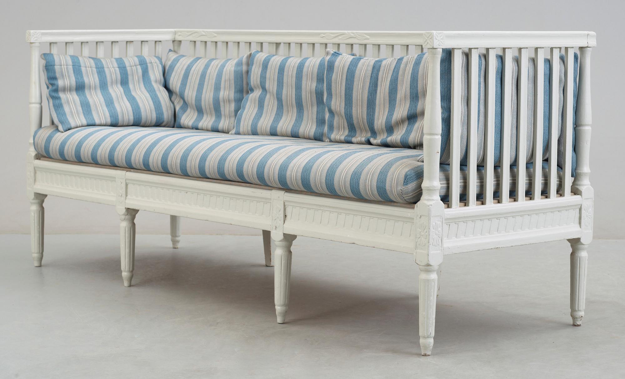 SOFFA, gustaviansk, sent 1700-tal.