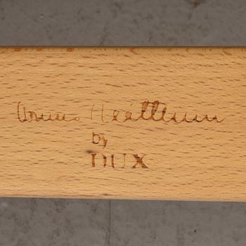 Bruno Mathsson, a 'Pernilla' armchair with ottoman, Dux.