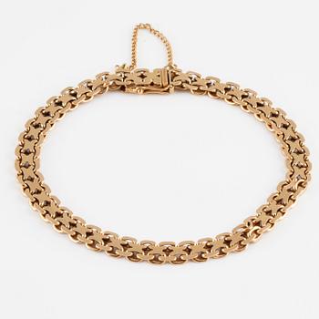 ARMLÄNK, 18K guld, Stockholm, 1946. Vikt14,6 gram.