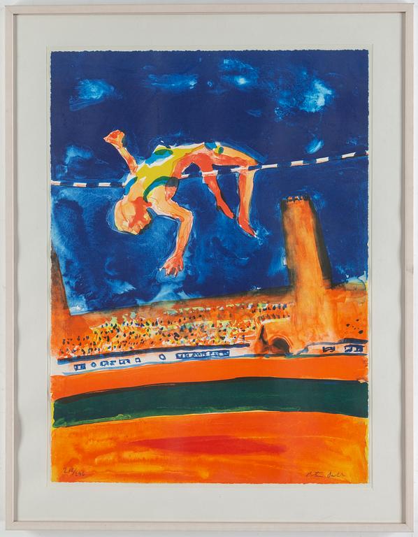 PETER DAHL, färglitografi, signerad 238/296.