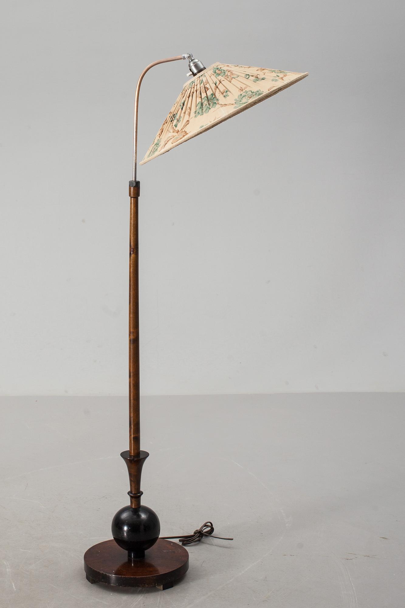 GOLVLAMPA, art deco, 1930/40-tal.