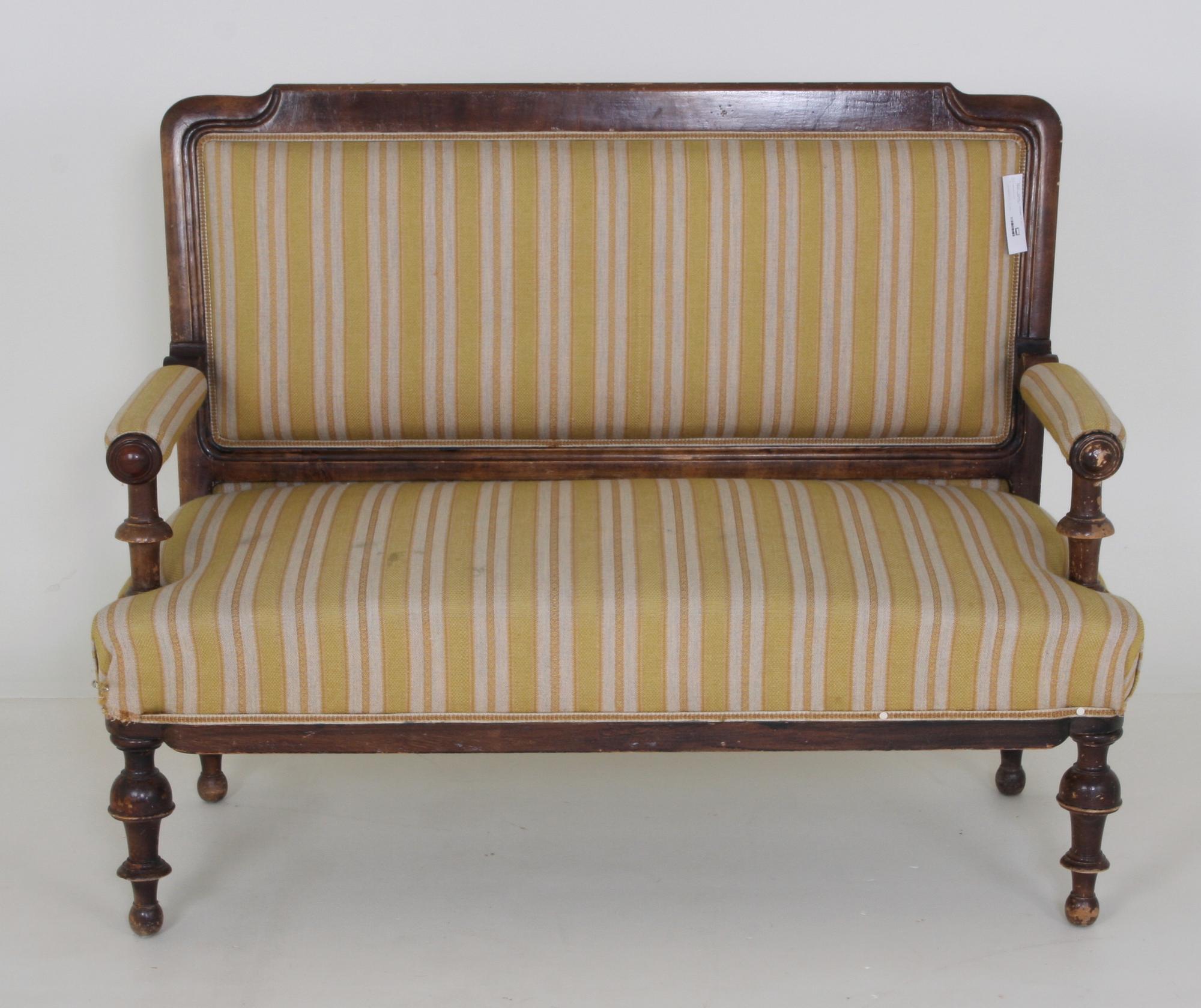 SOFFA + STOLAR, 6 st, 1800/1900-tal.