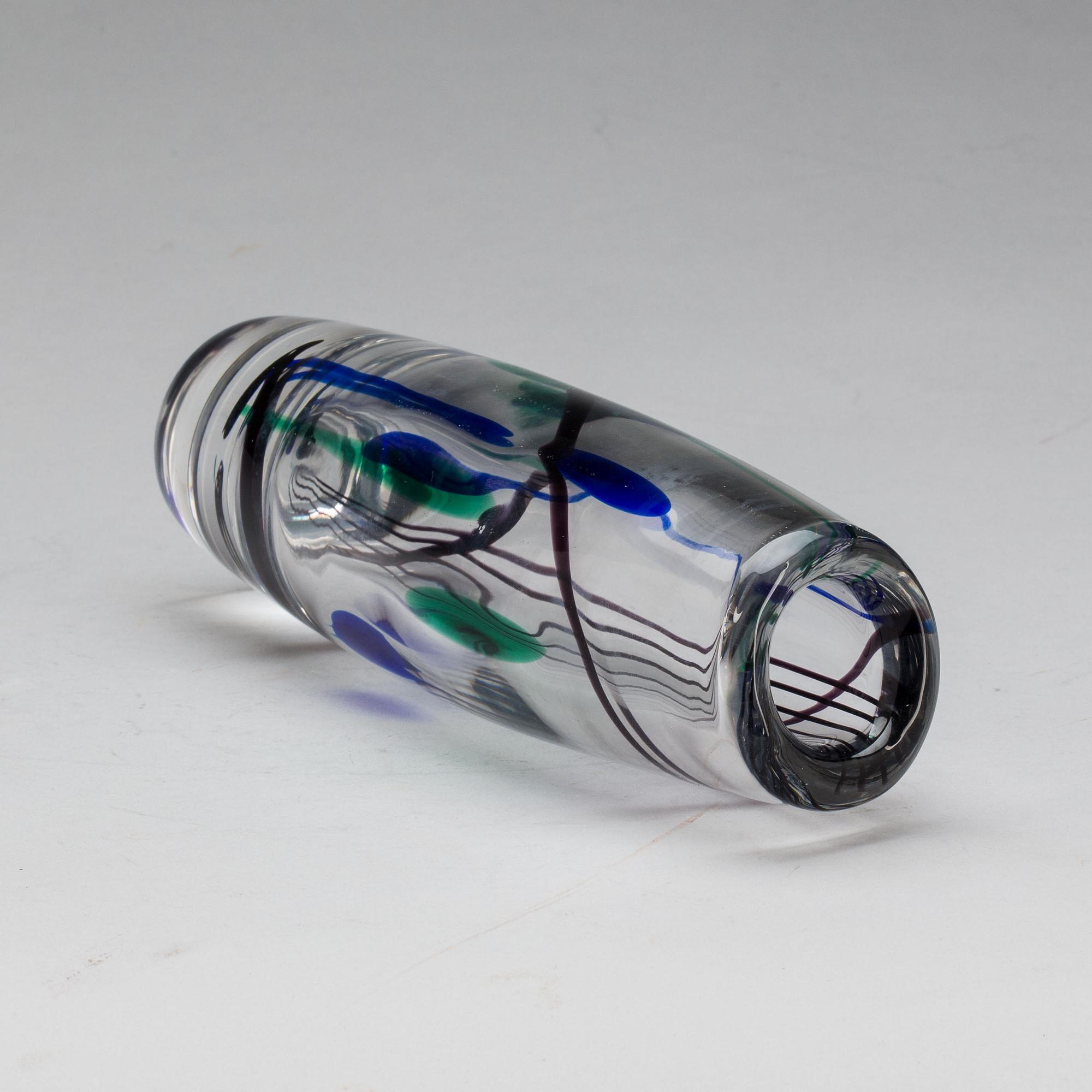 VAS, glas "Abstracta", Vicke Lindstrand, Kosta.