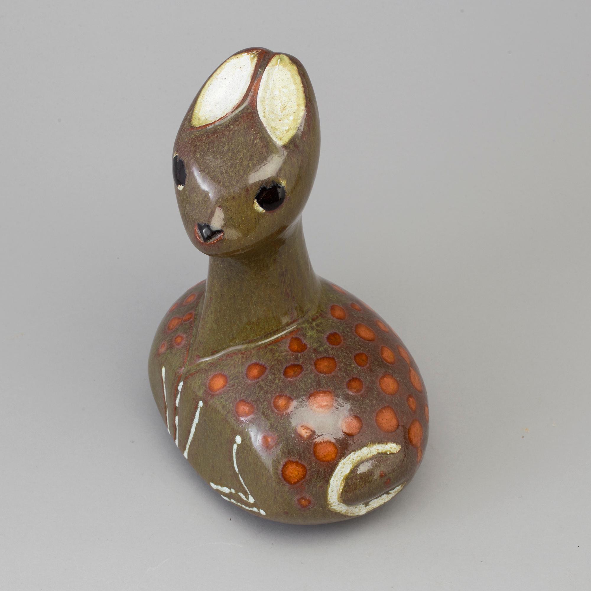 THOMAS HELLSTRÖM, a figure, ceramics, Nittsjö.