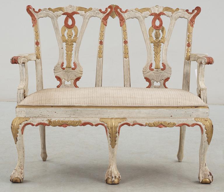 BARNSOFFA, rokokostil, 1800/1900-tal.