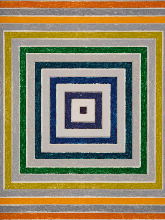 Frank Stella, "Double Gray Scramble".
