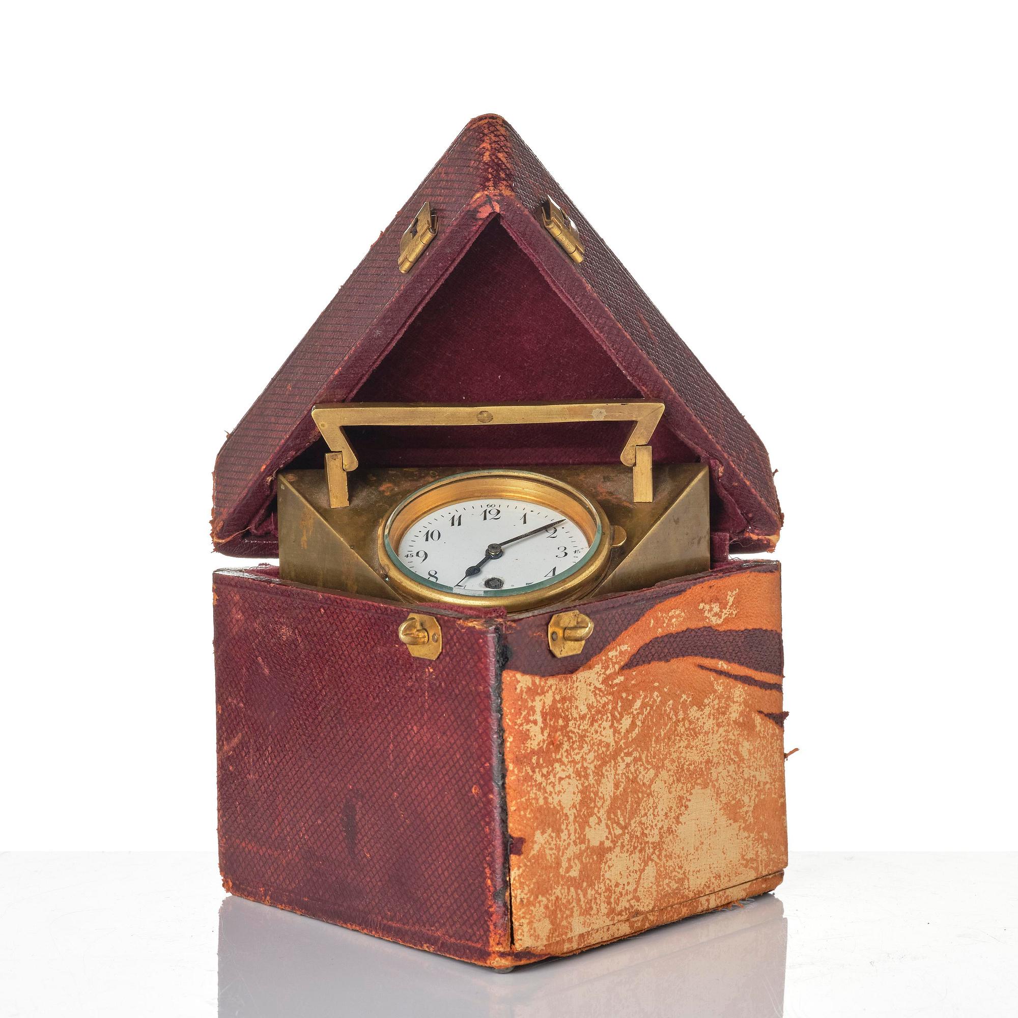 Reseur med barometer och termometer, Frankrike, 1900-talets början.