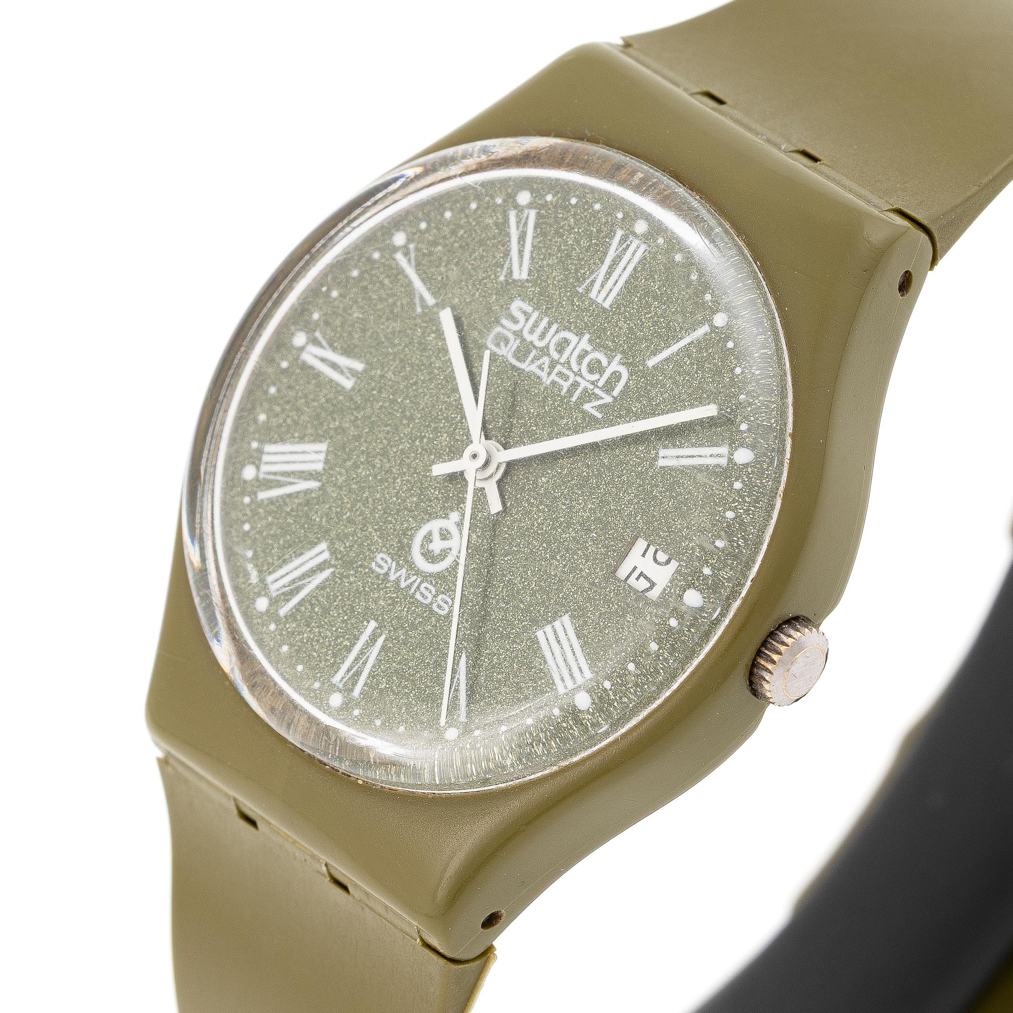 Swatch, "Fachhandelslogo", "First year production", armbandsur, 34 mm.
